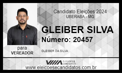 Candidato GLEIBER SILVA 2024 - UBERABA - Eleições