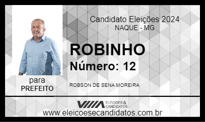 Candidato ROBINHO 2024 - NAQUE - Eleições