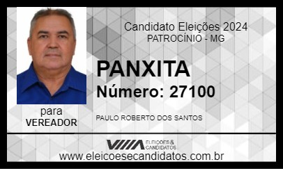 Candidato PANXITA 2024 - PATROCÍNIO - Eleições