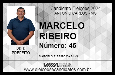 Candidato MARCELO RIBEIRO 2024 - ANTÔNIO CARLOS - Eleições