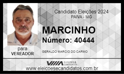 Candidato MARCINHO 2024 - PAIVA - Eleições