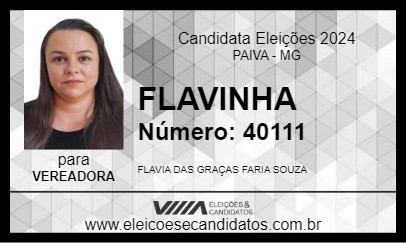 Candidato FLAVINHA 2024 - PAIVA - Eleições