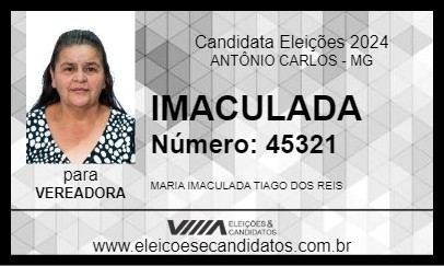 Candidato IMACULADA 2024 - ANTÔNIO CARLOS - Eleições