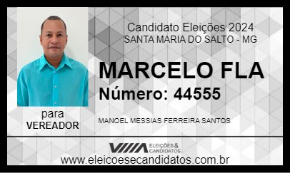 Candidato MARCELO FLA 2024 - SANTA MARIA DO SALTO - Eleições