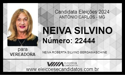 Candidato NEIVA SILVINO 2024 - ANTÔNIO CARLOS - Eleições