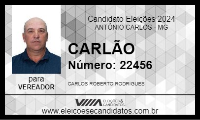 Candidato CARLÃO 2024 - ANTÔNIO CARLOS - Eleições