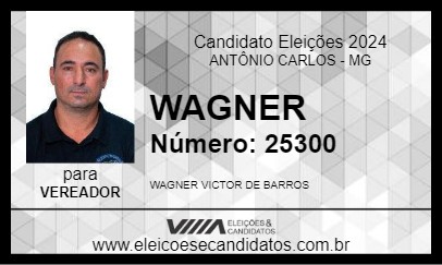 Candidato WAGNER 2024 - ANTÔNIO CARLOS - Eleições