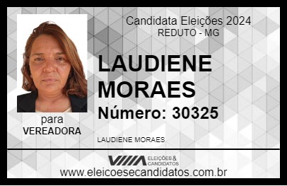 Candidato LAUDIENE MORAES 2024 - REDUTO - Eleições