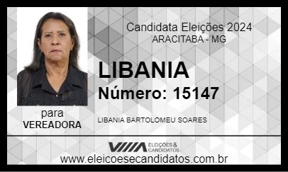 Candidato LIBANIA 2024 - ARACITABA - Eleições