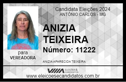 Candidato ANIZIA TEIXEIRA 2024 - ANTÔNIO CARLOS - Eleições