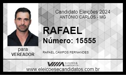 Candidato RAFAEL 2024 - ANTÔNIO CARLOS - Eleições