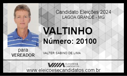 Candidato VALTINHO 2024 - LAGOA GRANDE - Eleições