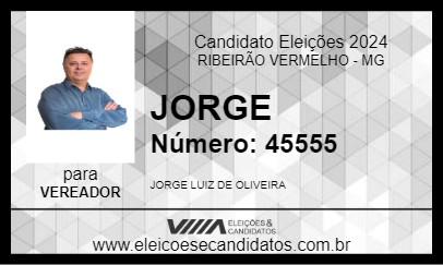 Candidato JORGE 2024 - RIBEIRÃO VERMELHO - Eleições