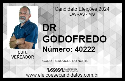 Candidato DR GODOFREDO 2024 - LAVRAS - Eleições