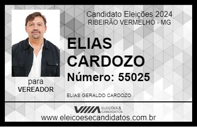 Candidato ELIAS CARDOZO 2024 - RIBEIRÃO VERMELHO - Eleições