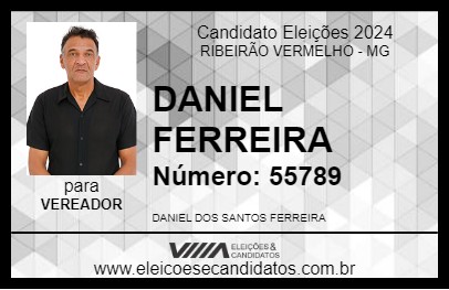 Candidato DANIEL FERREIRA 2024 - RIBEIRÃO VERMELHO - Eleições