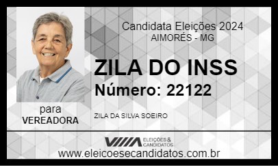 Candidato ZILA SOEIRO 2024 - AIMORÉS - Eleições