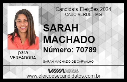 Candidato SARAH MACHADO 2024 - CABO VERDE - Eleições