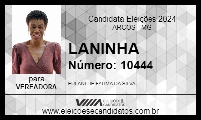 Candidato LANINHA 2024 - ARCOS - Eleições