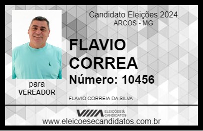 Candidato FLAVIO CORREA 2024 - ARCOS - Eleições