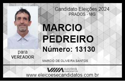 Candidato MARCIO PEDREIRO 2024 - PRADOS - Eleições