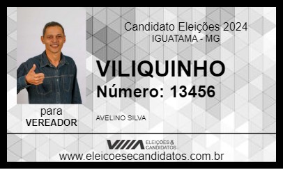 Candidato VILIQUINHO 2024 - IGUATAMA - Eleições