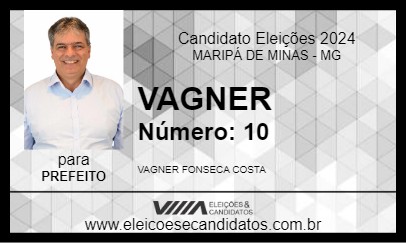 Candidato VAGNER 2024 - MARIPÁ DE MINAS - Eleições