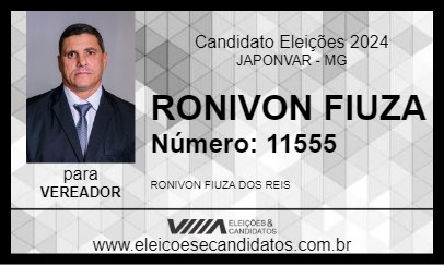 Candidato RONIVON FIUZA 2024 - JAPONVAR - Eleições