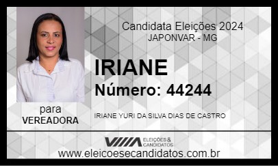 Candidato IRIANE 2024 - JAPONVAR - Eleições