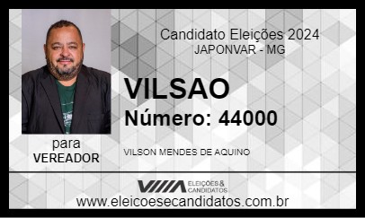 Candidato VILSAO 2024 - JAPONVAR - Eleições