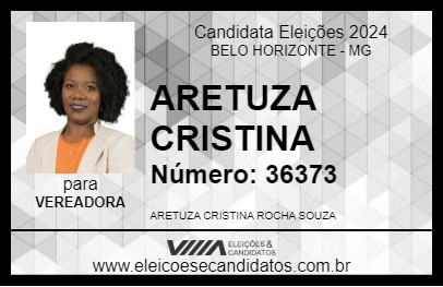 Candidato ARETUZA CRISTINA 2024 - BELO HORIZONTE - Eleições