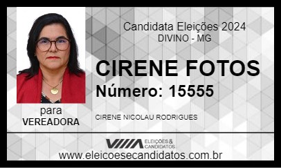 Candidato CIRENE FOTOS 2024 - DIVINO - Eleições