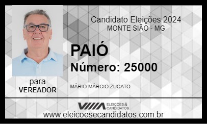 Candidato PAIÓ 2024 - MONTE SIÃO - Eleições