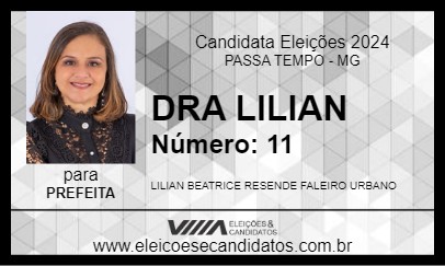 Candidato DRA LILIAN 2024 - PASSA TEMPO - Eleições