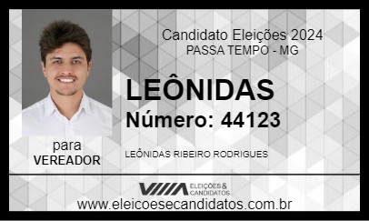 Candidato LEÔNIDAS 2024 - PASSA TEMPO - Eleições