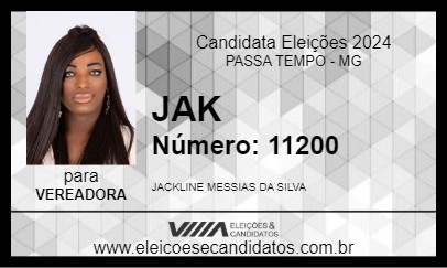 Candidato JAK 2024 - PASSA TEMPO - Eleições