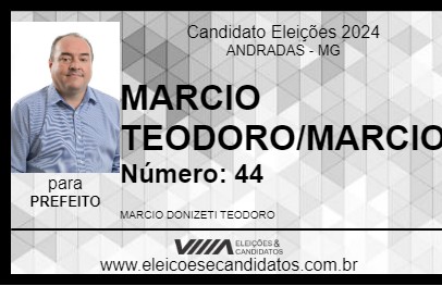 Candidato MARCIO TEODORO/MARCIO 2024 - ANDRADAS - Eleições