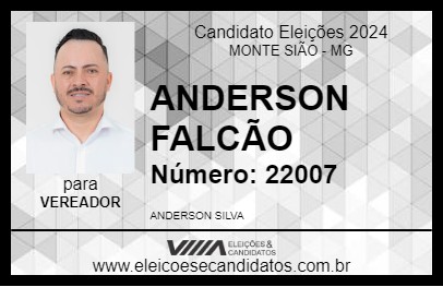 Candidato ANDERSON FALCÃO 2024 - MONTE SIÃO - Eleições