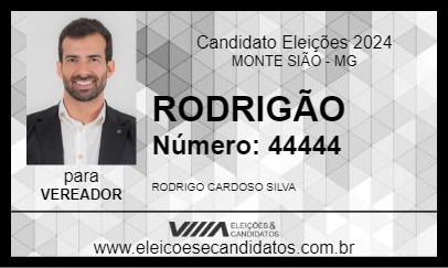 Candidato RODRIGÃO 2024 - MONTE SIÃO - Eleições