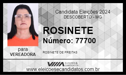 Candidato ROSINETE 2024 - DESCOBERTO - Eleições