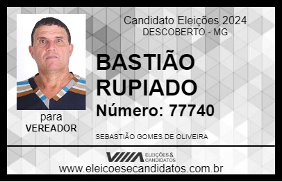 Candidato BASTIÃO RUPIADO 2024 - DESCOBERTO - Eleições