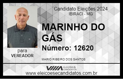 Candidato MARINHO DO GÁS 2024 - IBIRACI - Eleições