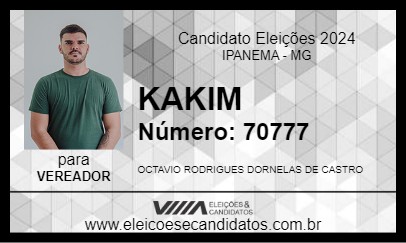 Candidato KAKIM 2024 - IPANEMA - Eleições