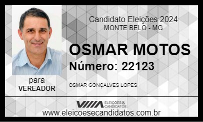 Candidato OSMAR MOTOS 2024 - MONTE BELO - Eleições