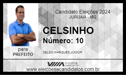 Candidato CELSINHO 2024 - JURUAIA - Eleições