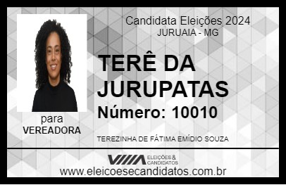 Candidato TERÊ DA JURUPATAS 2024 - JURUAIA - Eleições