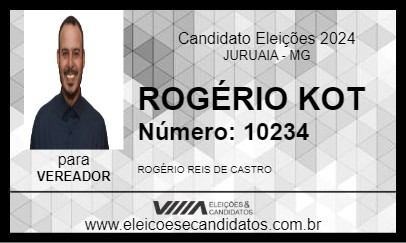 Candidato ROGÉRIO KOT 2024 - JURUAIA - Eleições