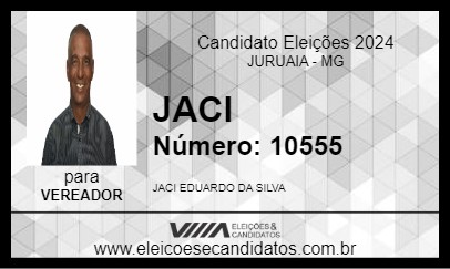 Candidato JACI 2024 - JURUAIA - Eleições