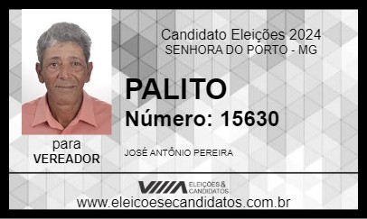 Candidato PALITO 2024 - SENHORA DO PORTO - Eleições