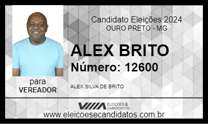 Candidato ALEX BRITO 2024 - OURO PRETO - Eleições